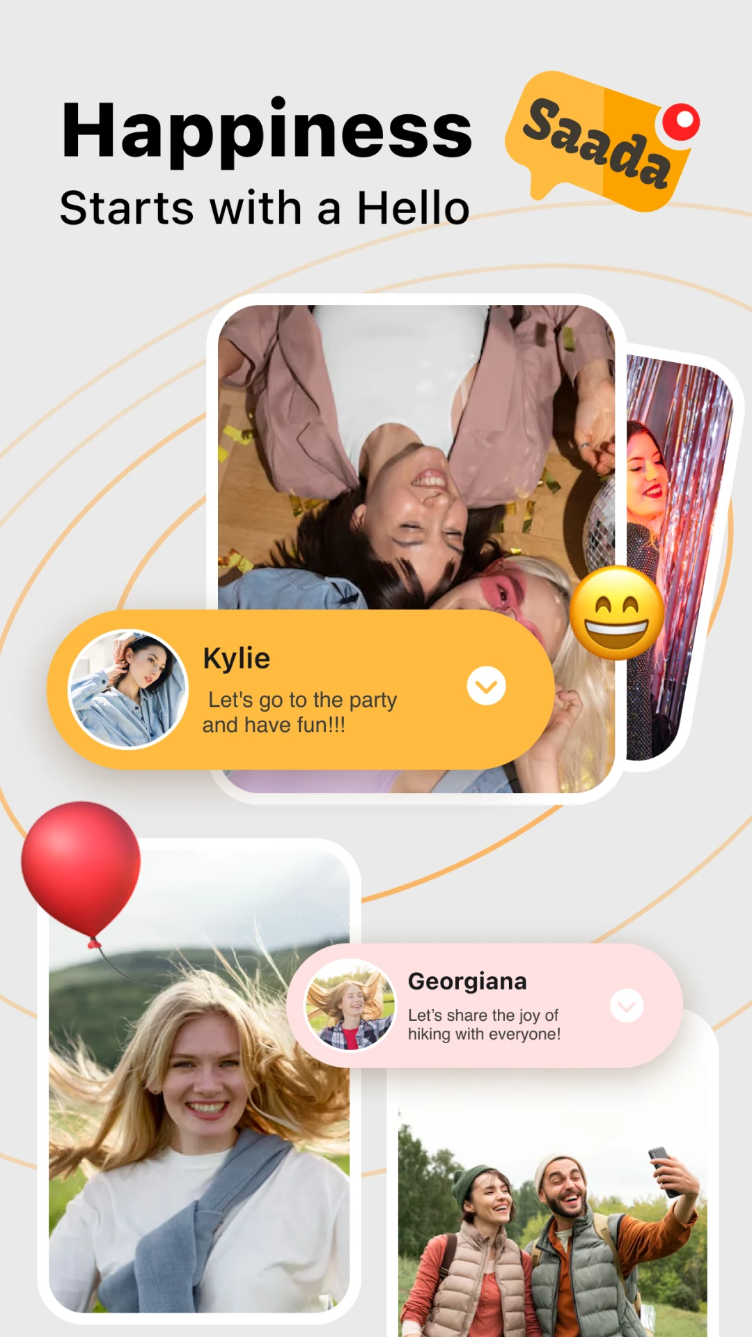 Saada — Live Group Voice Chat screenshot